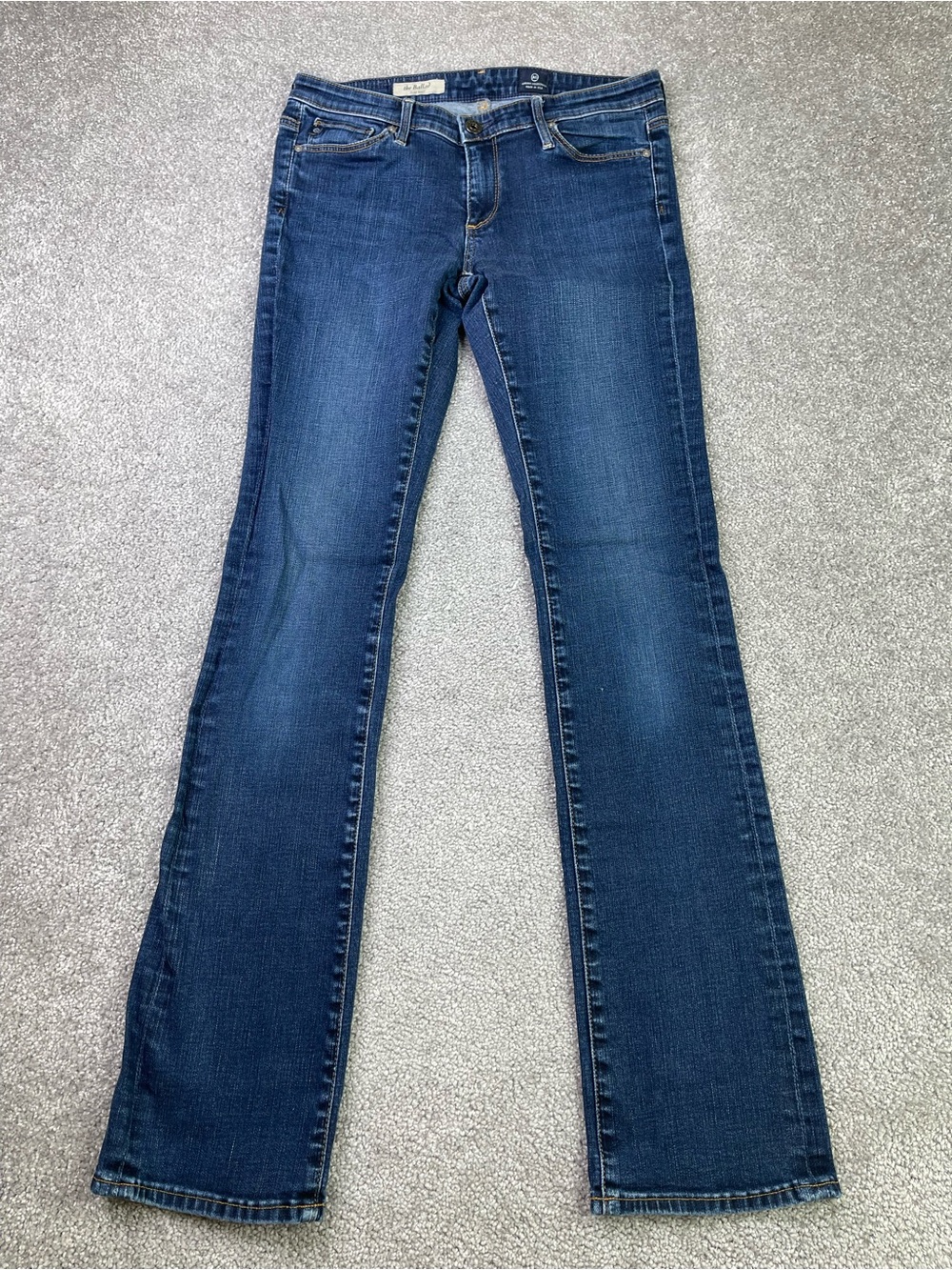 Adriano Goldschmied The Ballad Jeans Women’s 27X31 Blue Slim Boot Low Rise Dark